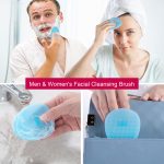 INNERNEED Super Soft Silicone Face Cleanser and Massager Brush Manual Facial Cleansing Brush Handheld Mat Scrubber For Sensitive, Delicate, Dry Skin (Pack of 4) - Image 7